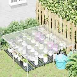 Bâche avec œillets Transparent 2 x 2 m Polyéthylène 546744546744