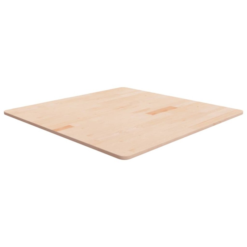 Dessus de table carré 90x90x1,5 cm Bois chêne massif non traité 546747546747