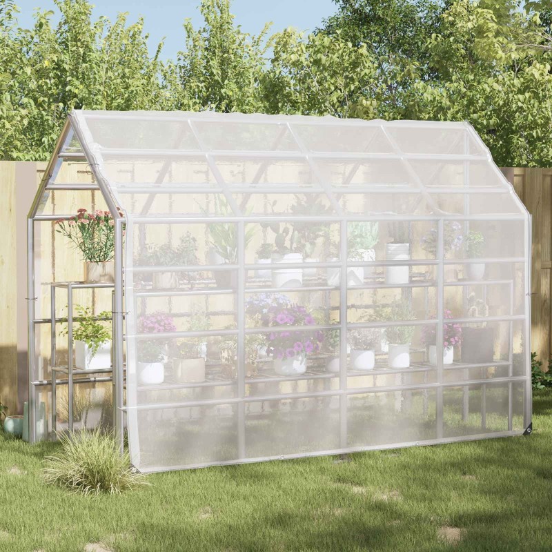 Bâche avec œillets Transparent 3 x 4 m Polyéthylène 546764546764
