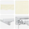 Auvent rétractable manuel Crème 3,5 x 2,5 m 546782546782