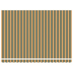 Auvent rétractable manuel Vert et jaune 4 × 3,5 m 546789546789