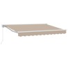 Auvent rétractable manuel Beige 3,5 x 2,5 m 546799546799