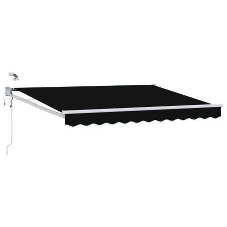 Auvent rétractable électrique Noir 3,5 x 2,5 m 546800546800