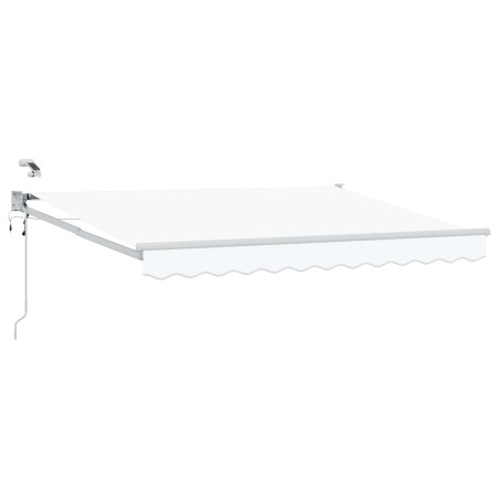 Auvent rétractable électrique Blanc 3,5 x 2,5 m 546807546807