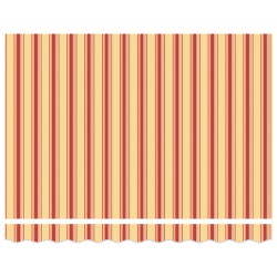 Auvent rétractable manuel Jaune et Orange 3,5 x 2,5 m 546814546814