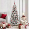 Sapin de Noël artificiel avec 150 LED avec support Blanc 150 cm 546889546889