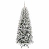 Sapin de Noël artificiel avec 150 LED avec support Blanc 150 cm 546890546890