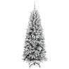 Sapin de Noël artificiel avec 150 LED avec support Blanc 150 cm 546890546890