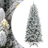 Sapin de Noël artificiel avec 300 LED avec support Blanc 240 cm 546891546891