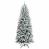 Sapin de Noël artificiel avec 300 LED avec support Blanc 240 cm 546891546891
