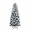 Sapin de Noël artificiel avec 300 LED avec support Blanc 240 cm 546891546891