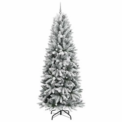 Sapin de Noël artificiel avec 300 LED avec support Blanc 240 cm 546895546895