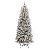 Sapin de Noël artificiel avec 300 LED avec support Blanc 240 cm 546896546896