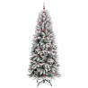 Sapin de Noël artificiel avec 300 LED avec support Blanc 240 cm 546896546896