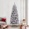 Sapin de Noël artificiel avec 300 LED avec support Blanc 210 cm 546897546897