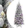 Sapin de Noël artificiel avec 300 LED avec support Blanc 210 cm 546897546897