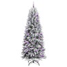 Sapin de Noël artificiel avec 300 LED avec support Blanc 210 cm 546897546897