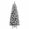 Sapin de Noël artificiel avec 300 LED avec support Blanc 240 cm 546898546898