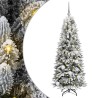 Sapin de Noël artificiel avec 150 LED avec support Blanc 150 cm 546899546899