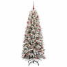 Sapin de Noël artificiel avec 300 LED avec support Blanc 180 cm 546901546901