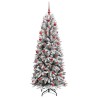 Sapin de Noël artificiel avec 300 LED avec support Blanc 180 cm 546901546901