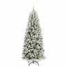 Sapin de Noël artificiel avec 150 LED avec support Blanc 150 cm 546903546903
