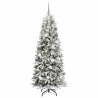 Sapin de Noël artificiel avec 300 LED avec support Blanc 180 cm 546905546905