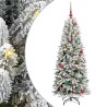Sapin de Noël artificiel avec 150 LED avec support Blanc 150 cm 546906546906
