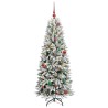 Sapin de Noël artificiel avec 150 LED avec support Blanc 150 cm 546906546906