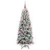 Sapin de Noël artificiel avec 150 LED avec support Blanc 150 cm 546906546906