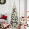 Sapin de Noël artificiel avec 150 LED avec support Blanc 150 cm 546907546907