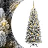 Sapin de Noël artificiel avec 150 LED avec support Blanc 150 cm 546907546907