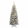 Sapin de Noël artificiel avec 150 LED avec support Blanc 150 cm 546907546907