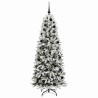 Sapin de Noël artificiel avec 300 LED avec support Blanc 180 cm 546908546908