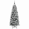 Sapin de Noël artificiel avec 300 LED avec support Blanc 180 cm 546908546908
