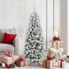 Sapin de Noël artificiel avec 150 LED avec support Blanc 150 cm 546909546909