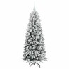Sapin de Noël artificiel avec 150 LED avec support Blanc 150 cm 546909546909