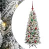 Sapin de Noël artificiel avec 150 LED avec support Blanc 120 cm 546911546911