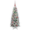 Sapin de Noël artificiel avec 150 LED avec support Blanc 120 cm 546911546911