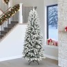 Sapin de Noël artificiel avec 300 LED avec support Blanc 240 cm 546913546913