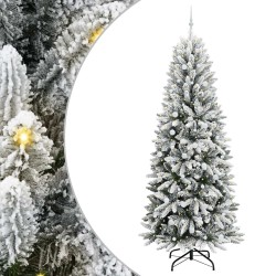 Sapin de Noël artificiel avec 300 LED avec support Blanc 240 cm 546913546913