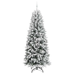 Sapin de Noël artificiel avec 300 LED avec support Blanc 240 cm 546913546913
