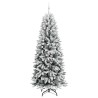 Sapin de Noël artificiel avec 300 LED avec support Blanc 240 cm 546913546913