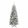 Sapin de Noël artificiel avec 150 LED avec support Blanc 150 cm 546915546915