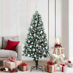 Sapin de Noël artificiel Vert 180 cm PVC, Acier et Plastique 546917546917
