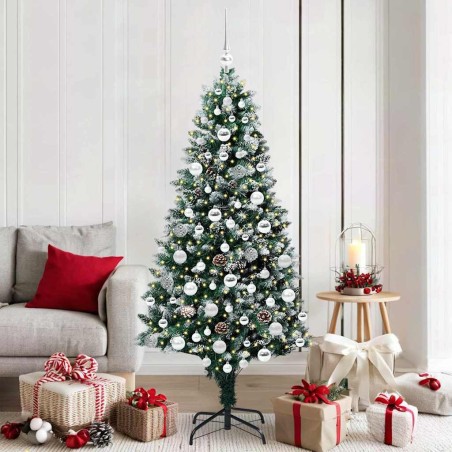 Sapin de Noël artificiel Vert 180 cm PVC, Acier et Plastique 546917546917