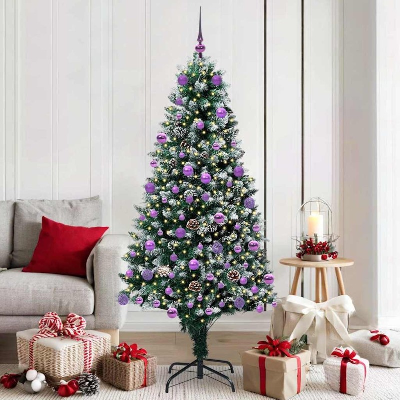 Sapin de Noël artificiel Vert 180 cm PVC, Acier et Plastique 546918546918