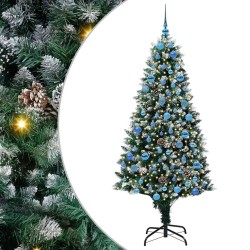 Sapin de Noël artificiel Vert 180 cm PVC, Acier et Plastique 546919546919