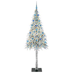 Sapin de Noël avec 300 LED Blanc 210 cm PE et Acier 546921546921
