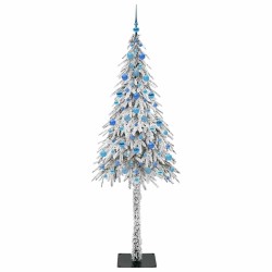 Sapin de Noël avec 300 LED Blanc 210 cm PE et Acier 546921546921